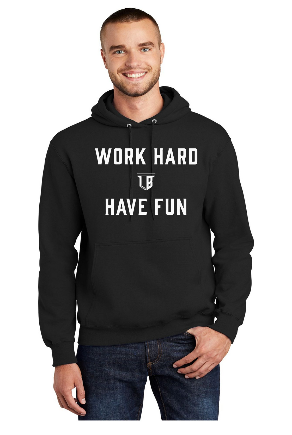 LB Work Hard Have Fun Hoodie